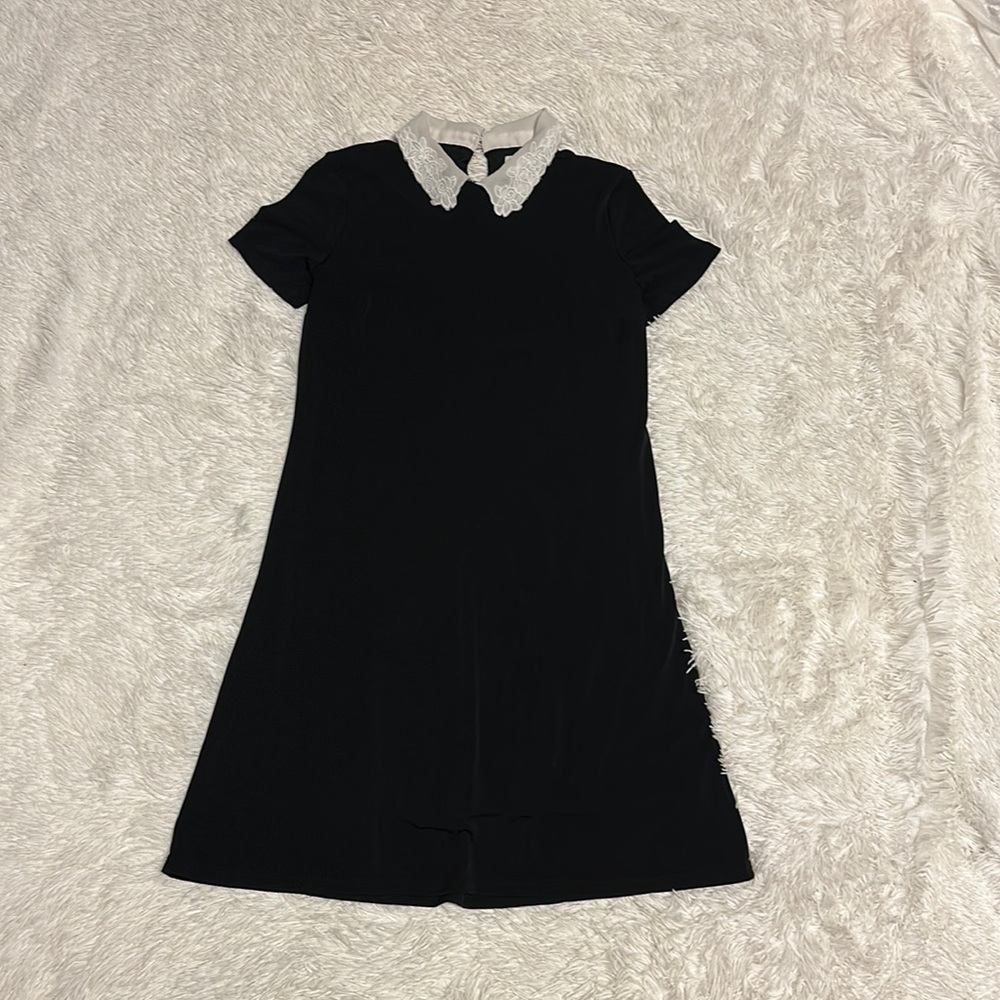 Elle collared goth school style dress